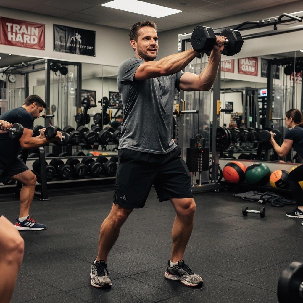 Desportista desfrutando de uma refeição saudável com peixe fresco e vegetais coloridos.